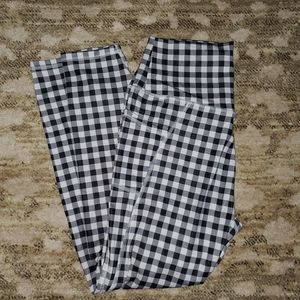 Gingham leggings